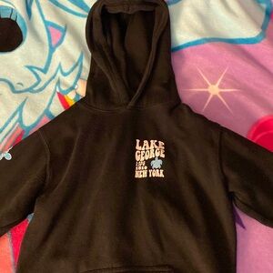 Black Lake George pocket hoodie